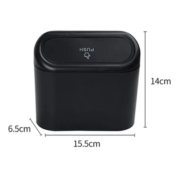a3ad2c93c8b7a9062137662760fdd570.jpg_.webp Ready StockCar Dustbin Can Garbage Universal Trash Bin Portable Organizer Holder Hanging Mini Wastebasket Bin Office Home Tools