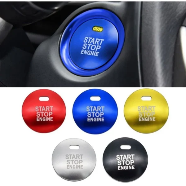 Car Engine Push Start Stop Engine Button Cover for Most car Perodua Proton Mazda Toyota