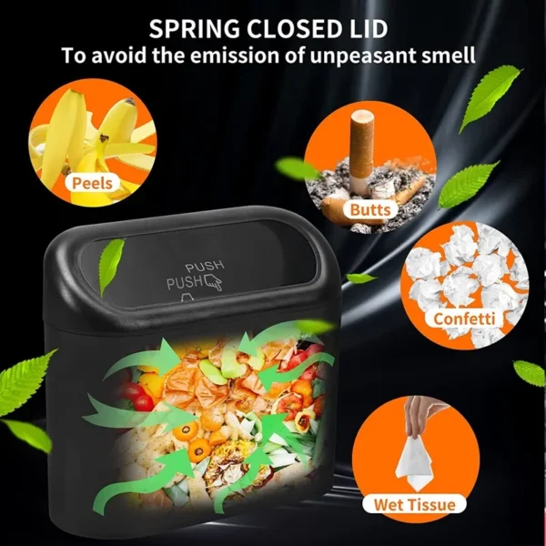 dc62077834088c53c57acdeb0947e8ef.jpg_.webp Ready StockCar Dustbin Can Garbage Universal Trash Bin Portable Organizer Holder Hanging Mini Wastebasket Bin Office Home Tools