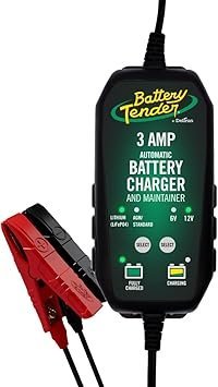 51ug4zbSnSL._AC_SY355_.jpg Battery Tender 3 AMP Battery Charger and Maintainer Automotive Switchable 12V or 6V Smart Automatic for Cars SUVs and Trucks Lead Acid AGM Gel Lithium Battery Charger 0220202COS