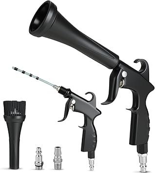 Car Detailing Cleaning GunCar Detailing Kit Interior CleanerHigh Pressure Blower GunCar Detailing Tools for Car Quickly Blasts Dirt and Dust Works with Air