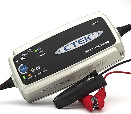 CTEK Multi US 7002 12V Battery Charger for Cars SUVs and Trucks All Weather Smart Charger Battery Tender Charger Battery Desulfator Battery Maintainer Power Supply Mode and Reconditioning Mode