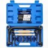 DASBET Valve Spring Compressor Valve Lapper Set with 4 Suction Plates Spring Clamp Service Kit with C Clamp for Motorcycle ATV Car Small Engine Vehicle Equipment Blue